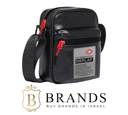 Replay Bag for man תיק צד לגבר מבית המותג ריפליי 2 כיסים